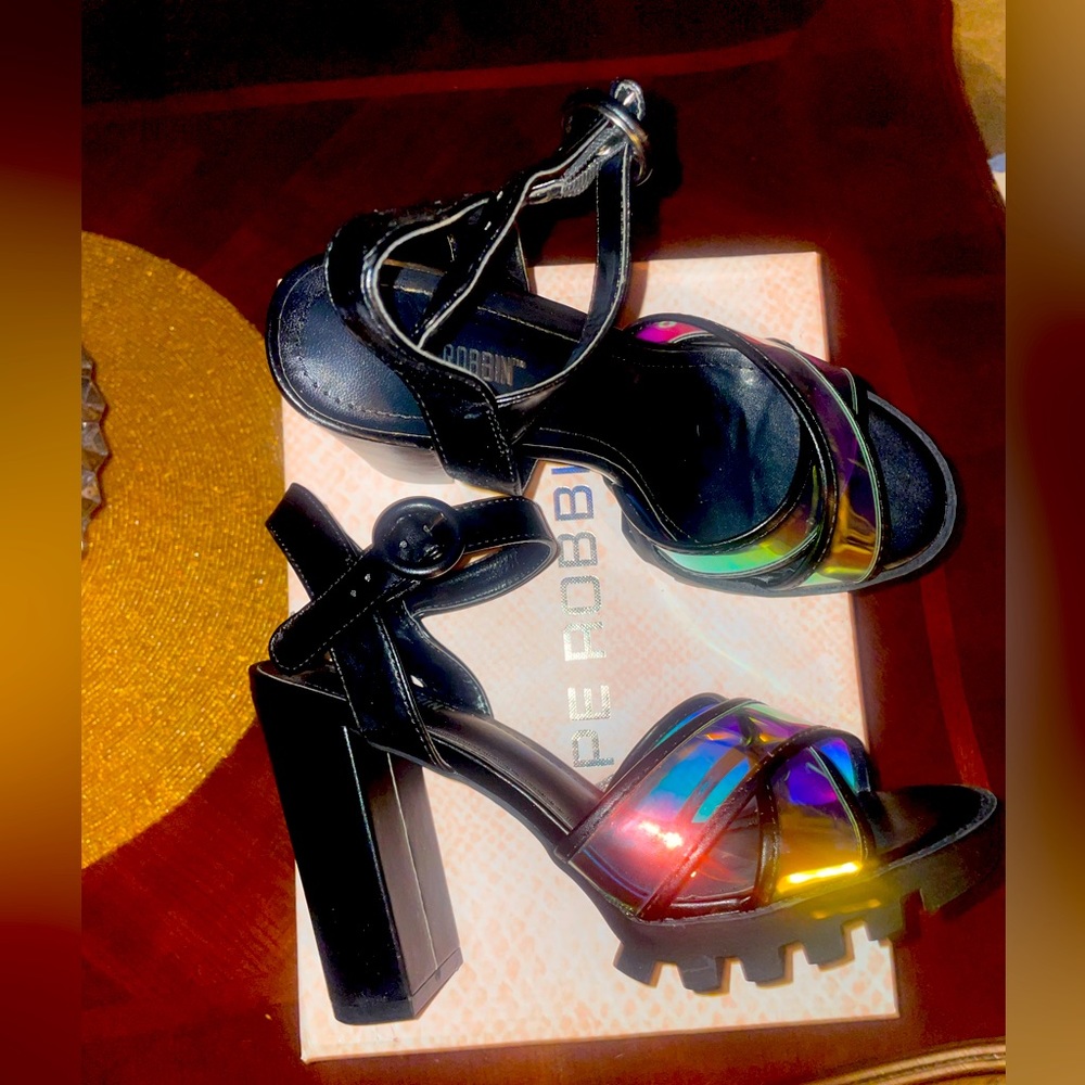 New in box sexy prism alt heels size 8.5